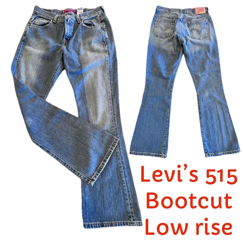Levi's 515 Bootcut Low rise Y2K Jeans Sz 6 short